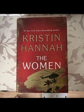 Kristin Hannah "The Women" Hardcover Novel - Red & Gold Cover